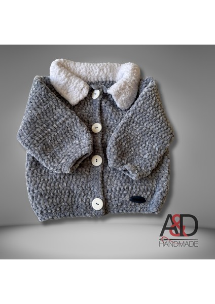 Kadife Çocuk Hırkası>mont>bebek Giyim>çocuk Giyim>bebek Odası>anne/bebek>mevsimlik>el Örgüsü>hediye