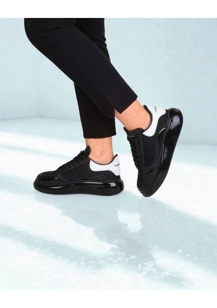 Deri Şeffaf Günlük Sneaker Ayakkabı Alexander Mcqueen Ithal modelleri