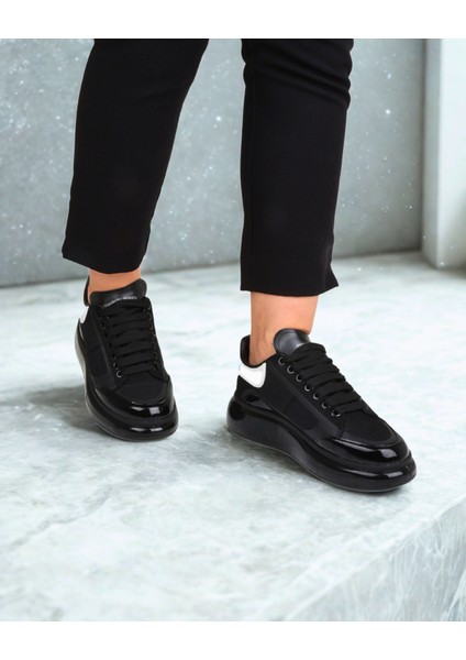 Deri Şeffaf Günlük Sneaker Ayakkabı Alexander Mcqueen Ithal indirimleri