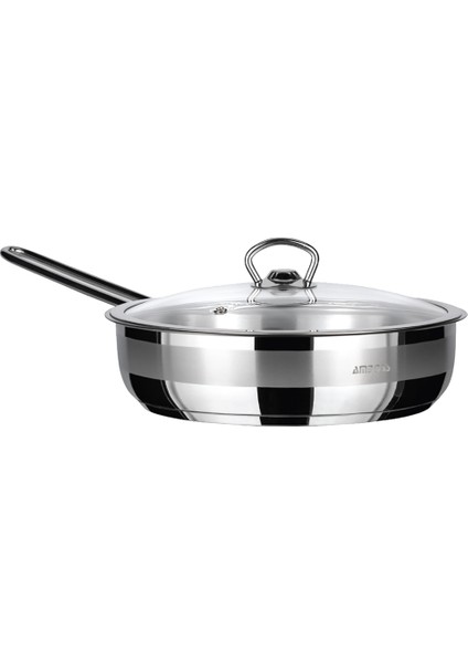 Ambos Saphire 24 Cm Tava- Cam Kapaklı