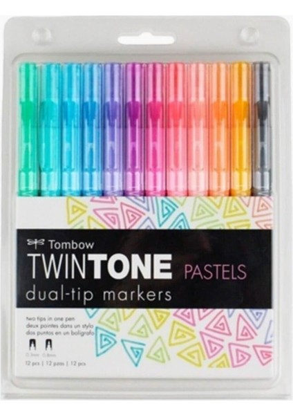 TWIN TONE Markor Pastel Tonlar Seti (12rk)