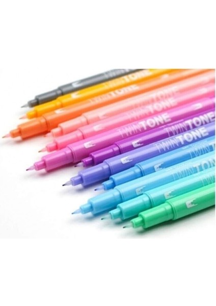 TWIN TONE Markor Pastel Tonlar Seti (12rk)