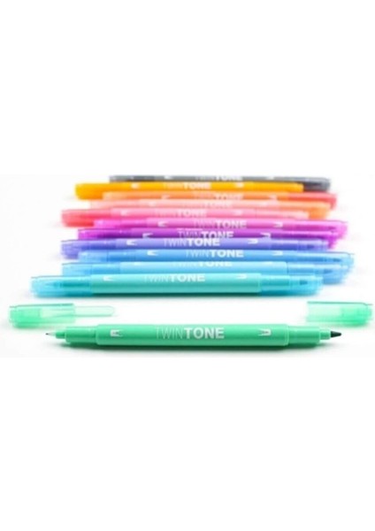 TWIN TONE Markor Pastel Tonlar Seti (12rk)