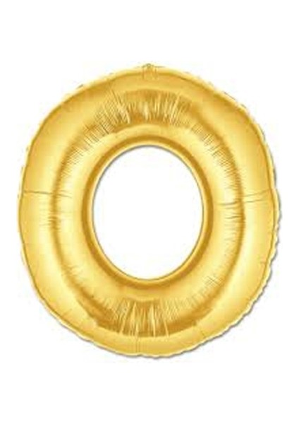 Altın Sarısı Folyo Harf Balon 1 Metre