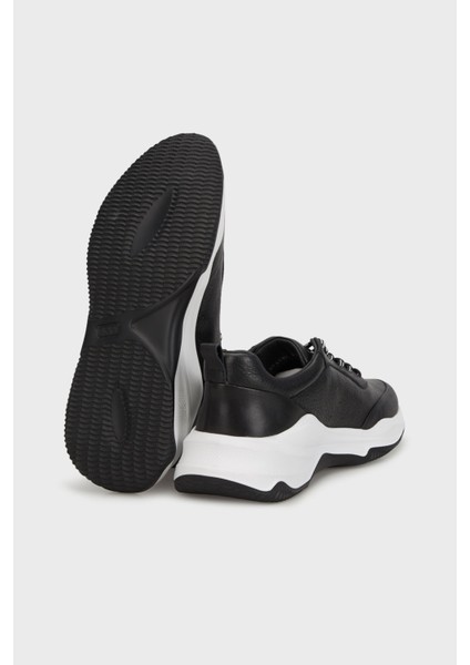 Hakiki Deri Kalın Taban Sneaker Ayakkabı Erkek Ayakkabı 15219737S1 fırsatları
