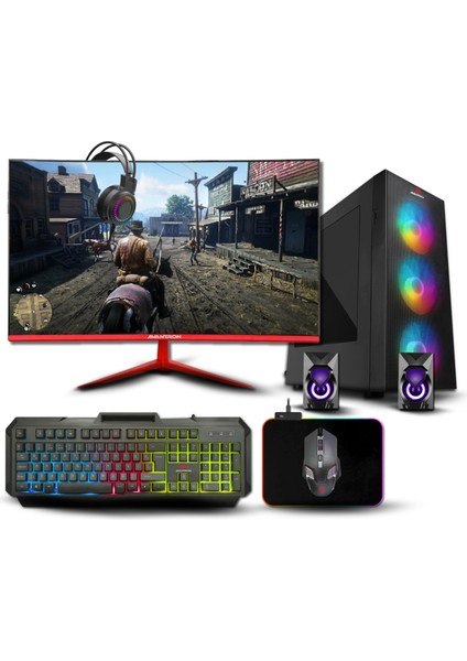 Gmx9732 İ5 10.Nesil 10400F 16Gb Ddr4 512 M2 Nvme 8Gb Rx580 27" 165Hz Oyun Bilgisayarı