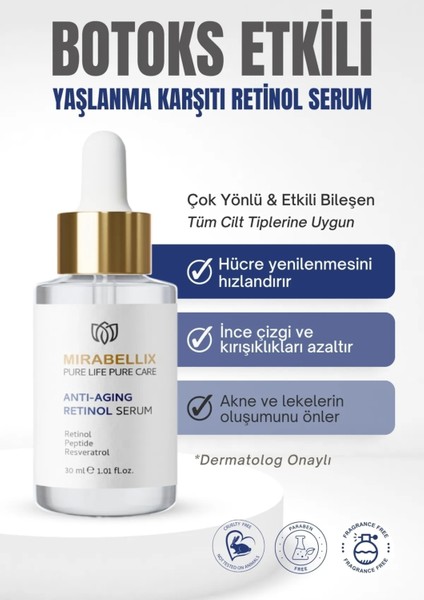 Yaşlanma Karşıtı Retinol Serum