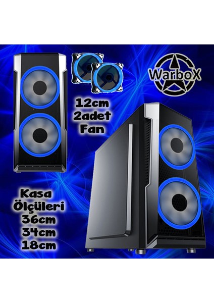 Hero I3 7100 3.90GHZ 8gb Ram 240GB SSD 250GB HDD R7 240-4GB E.kartı 19" Monitör Masaüstü Bilgisayar fiyatları