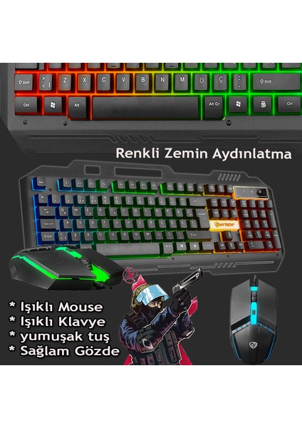 Hero I3 7100 3.90GHZ 8gb Ram 240GB SSD 250GB HDD R7 240-4GB E.kartı 19" Monitör Masaüstü Bilgisayar fırsatları