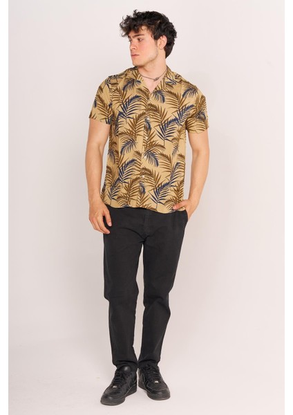 2210 Aloha Kısa Kol Gömlek 24Y Tmş Vizon/lacivert fiyatları