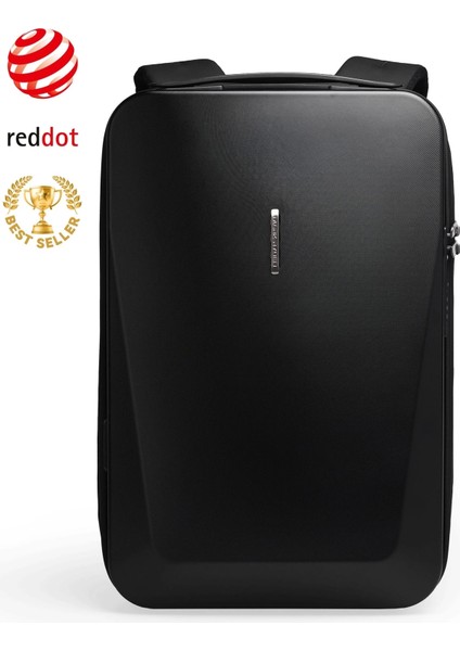 The Ratio Arc Eva Şarj Portlu Kilitli Laptop Çantası MR7612_00 45 x 31 x 10 cm Siyah