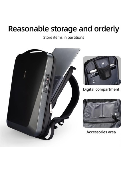 The Ratio Arc Eva Şarj Portlu Kilitli Laptop Çantası MR7612_00 45 x 31 x 10 cm Siyah fırsatları