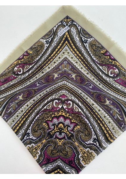 Çekme Karma Desen Tülbent Yazma