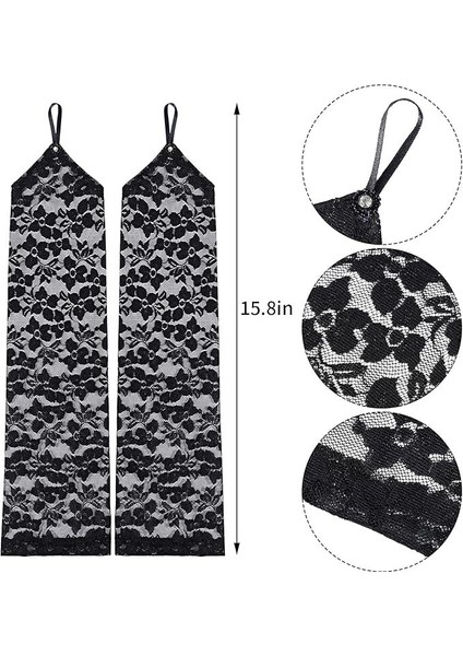 Parmak Askılı Zarif Dantel Eldiven fırsatları