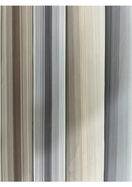 Dilimli Pileli Iki Renk-Gri-Siyah Ev-Ofis Perdesi Aluminyum Sistem. – Şık & Kullanışlı Perde (Alüminyum Sistem) modelleri