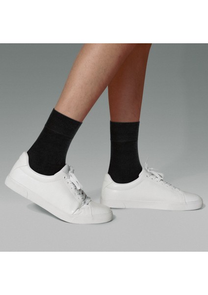 6'lı Bambu Premium Siyah - Renkli Dikişsiz Kutulu Nefes Alabilir Klasik Erkek - Kadın Çorap 3560 fiyatları