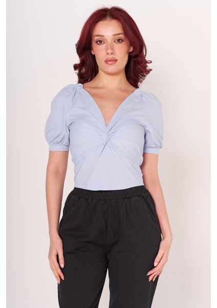 Mng Bayan Gömlek 24Y Sf Mavi