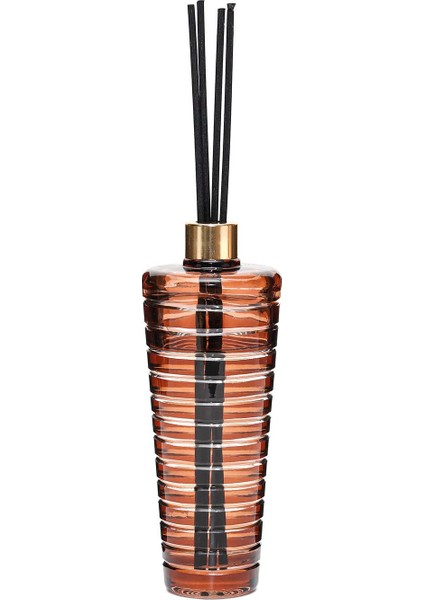 400 ml Kahverengi Linea Konik Cam Oud Vanilya Oda Kokusu