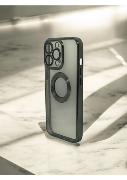 Iphone 13 Pro Uyumlu Kamera Korumalı Logo Gösteren Omega Kılıf modelleri