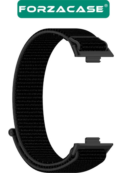 Huawei Watch Fit 3 ile Uyumlu Hasır Örgü Cırtlı Kordon Kayış - FC1056 fiyatları