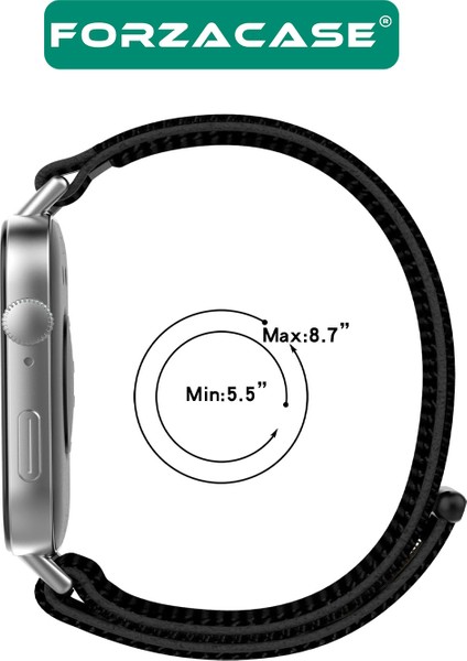 Huawei Watch Fit 3 ile Uyumlu Hasır Örgü Cırtlı Kordon Kayış - FC1056 indirimleri