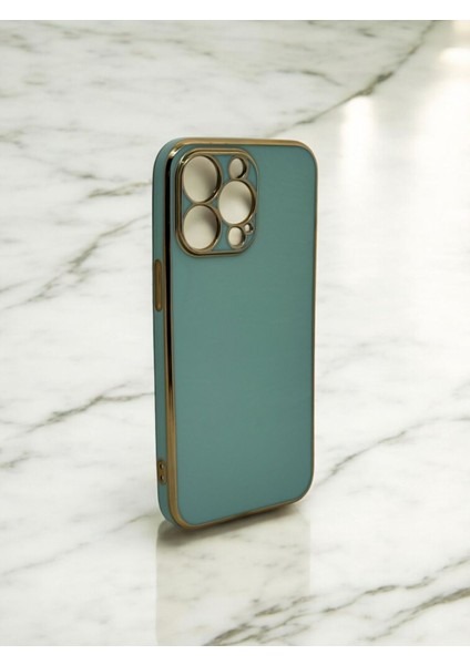 Iphone 13 Pro Uyumlu Parlak Gold Detaylı Bark Telefon Kılıfı fırsatları