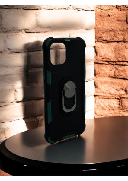 Iphone 11 Pro Uyumlu Metal Yüzüklü Mıknatıslı Zırhlı Tank Kılıf modelleri