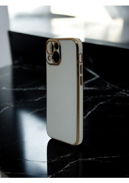 Iphone 13 Mini Uyumlu Parlak Gold Detaylı Bark Telefon Kılıfı indirimleri