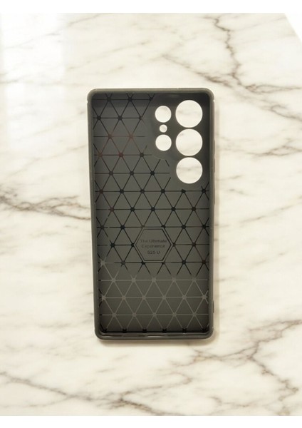 Samsung Galaxy S25 Ultra Uyumlu Deep Dizayn Auto Focus Tasarımlı Karbon Dizayn Kılıf