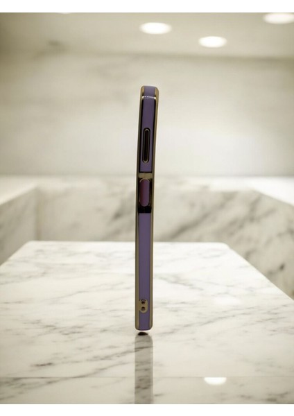 Samsung A14 Uyumlu Parlak Gold Detaylı Bark Telefon Kılıfı modelleri