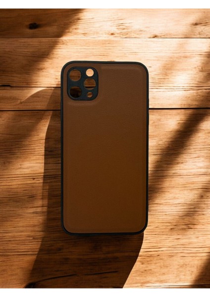 Iphone 11 Pro Max Uyumlu Suni Deri Kılıf