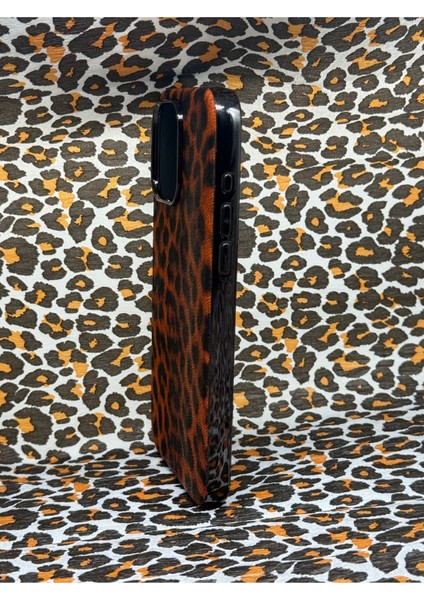 Iphone 15 Pro Max Uyumlu Leopar Desenli Darbelere Karşı Üst Düzey Korumalı Kılıf