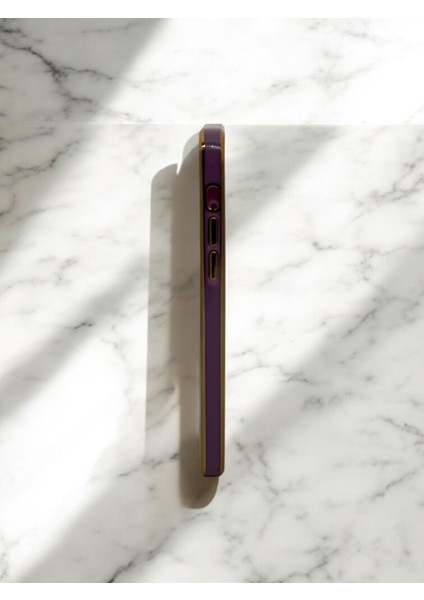 Iphone 11 Pro Uyumlu Parlak Gold Detaylı Bark Telefon Kılıfı