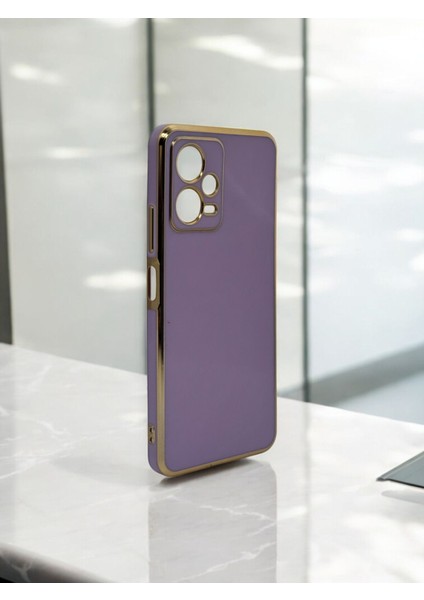 Xiaomi Redmi Note 12 5g Uyumlu Parlak Gold Detaylı Bark Telefon Kılıfı fırsatları