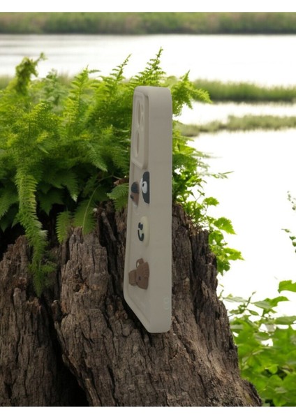 Redmi Note 13T Uyumlu 3D Sevimli Karakterler ve Ayıcıklı Kılıf