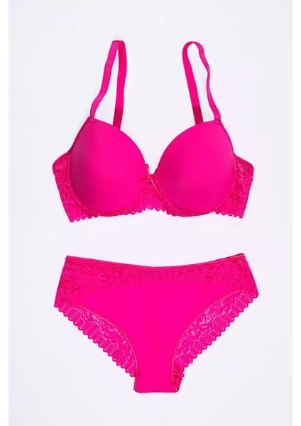 Lingerie 401 Neon C Kap Mikro Dolgusuz Sütyen Takımı