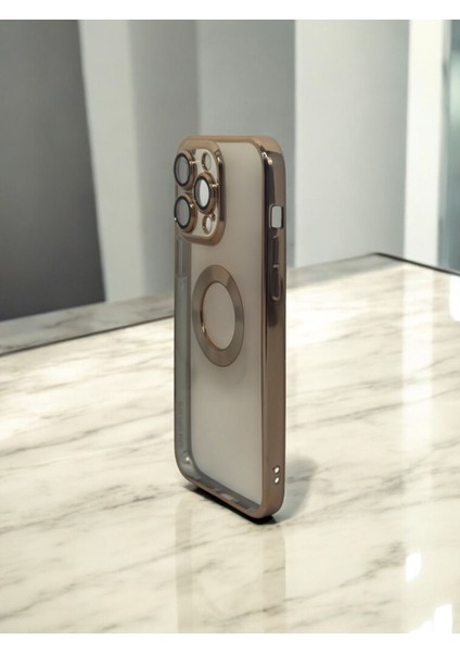 Iphone 14 Pro Max Uyumlu Kamera Korumalı Logo Gösteren Omega Kılıf modelleri