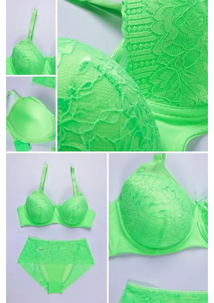 Lingerie Neon C Kap Dolgusuz Dantelli Sütyen Takımı fiyatları