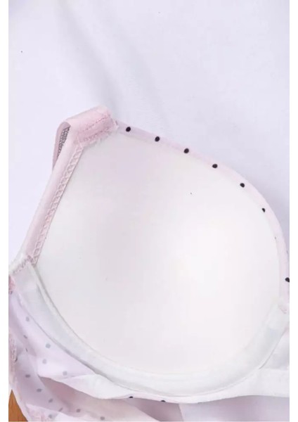 Lingerie Kadın Puanlı Baskılı Mikro Kumaş Taşlı Askılı Sütyen Takım fırsatları