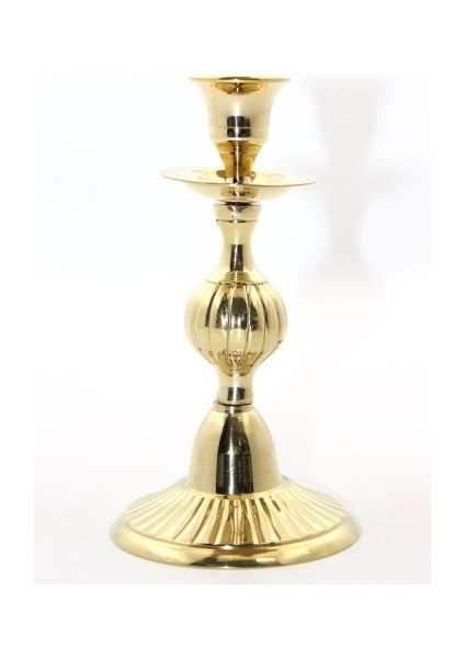 Tekli Pirinç Şamdan Model 3