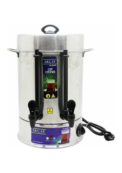 40 Bardak Kapasiteli Çay Otomatı Semaver Elektrikli Çay Makinesi