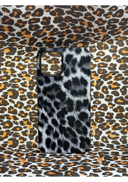 Iphone 12 Pro Uyumlu Leopar Desenli Darbelere Karşı Üst Düzey Korumalı Kılıf