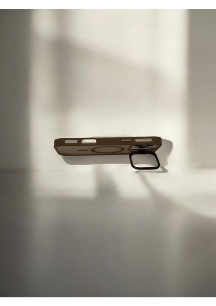 Iphone 16 Pro Max Uyumlu Standlı Lens Korumalı Case Pro Magsafe Kılıf