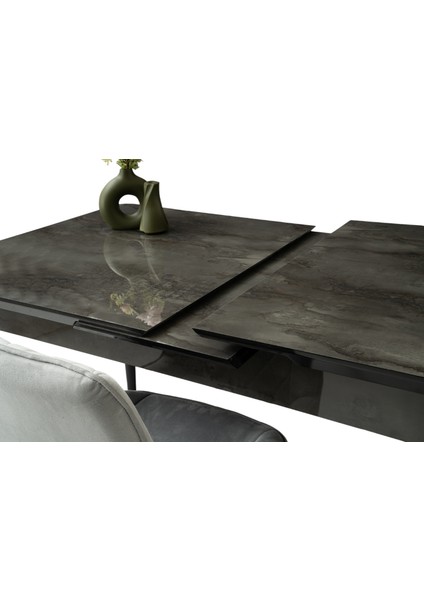 Kelebek Tekno Irony Desen Highgloss Açılır 160X90 Masa (Açılımış Ölçüsü 197X90) modelleri