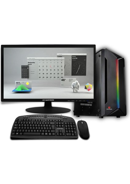 Evo5674 İ7 2.Nesil 8Gb Ram 128Gb Ssd 2Gb R5 230 "21.5 Masaüstü Bilgisayar