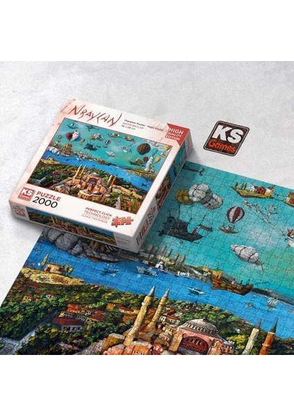 Migration Routes Hagia Sophia 2000 Parça Puzzle -Ks Puzzle