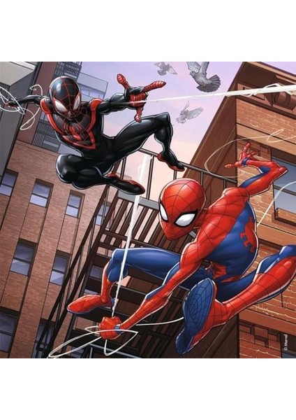 3X49 Parça Yapboz Spiderman