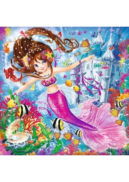 3X49 Parça Yapboz Wd Mermaid modelleri