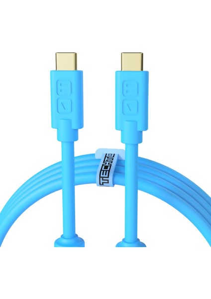 Techtools Chroma Cables Usb-C To C - 2mt | Blue