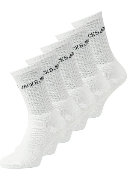 Jack Jones Erkek 5 Li Uzun Spor Çorap 12266536